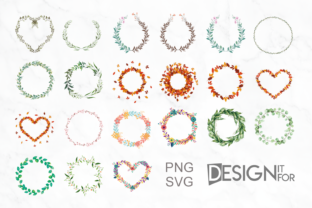 21 Floral and Greenery Wreath: A Graphic Design Asset for Local Branding