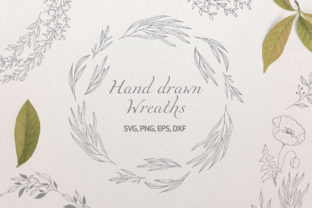 27 Hand Drawn Floral Wreath Collection for Branding and Marketing