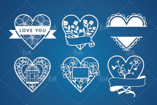 Bundle Monogram Love with Floral Graphics for Blog and Web Design