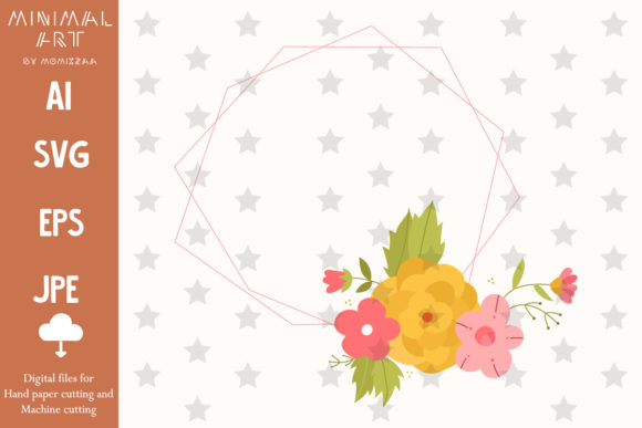 Floral Wreath SVG for Branding and Marketing