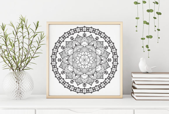 Mandala Art Floral Circular Review