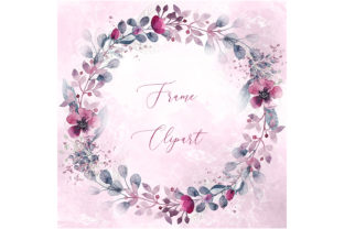 Rose Floral Wreath Graphics for Digital Sellers