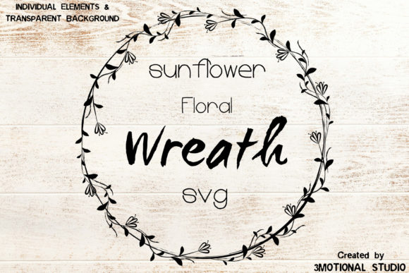 Sunflower Floral Wreath Cut File Review